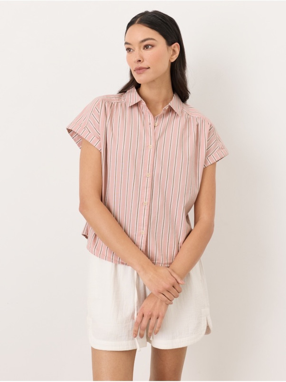 Pact Organic All Day Poplin Easy Shirt